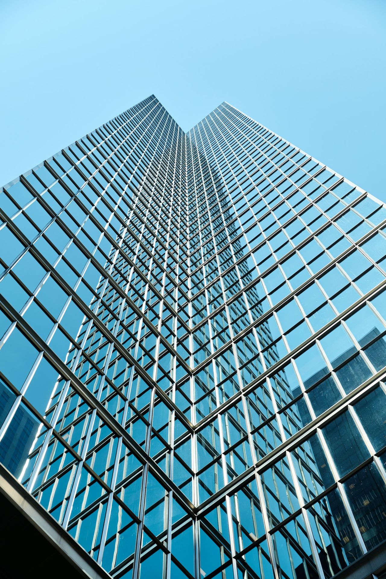 a very tall building with lots of windows